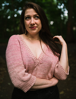 33.5" sweater on 33" bust (.5" positive ease)