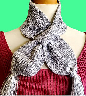 Ravelry: Bow Tie Scarf pattern by Kathryn Doubrley-The Answer Lady