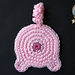 Pig Butt Coaster pattern 