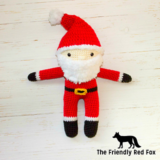 Ravelry: The Friendly Santa pattern by Kali Dahle