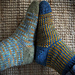 Impasto socks pattern