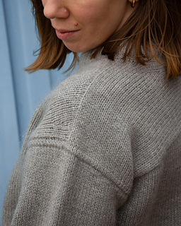 BLUZA sweatshirt - shoulders, back & upper sleeves details.