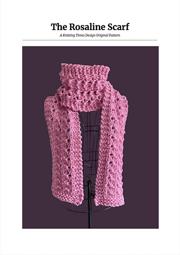 Ravelry: The Rosaline Scarf pattern by Marie Bocock
