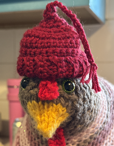 Emotional Support Chicken® ResistHENce Hat Crochet