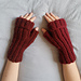 Midtown Fingerless Mittens pattern 