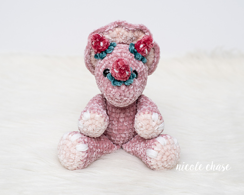 Strawberry Tanner the Triceratops photo 4