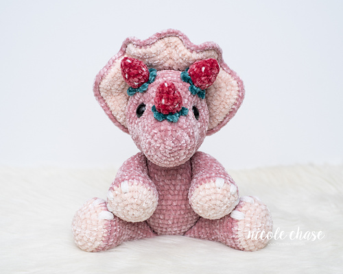 Strawberry Tanner the Triceratops photo 2