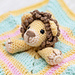 Hug Me Lion Lovey pattern 