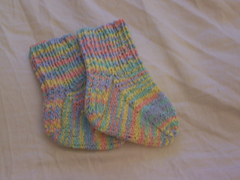 Oh Claire baby booties