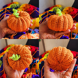 Fall Pumpkin Crochet Pattern for Beginners with Video Tutorial - The Stitch Queen Crochet