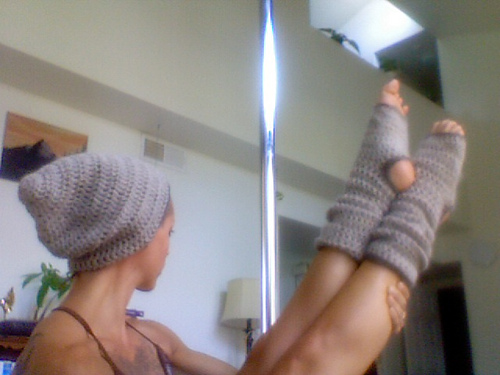 Chunky Knee-High Boot Sock 다른 모습 1