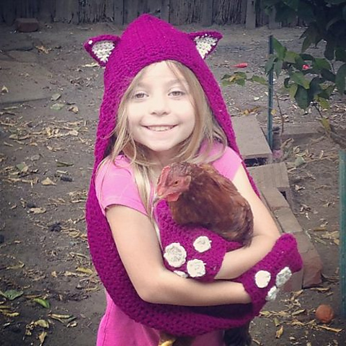 Cuddly Cat Crochet Scoodie with Pockets photo 10