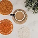 Hello Sunshine Coaster pattern 