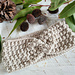 Twisted Cobbles Ear Warmer pattern