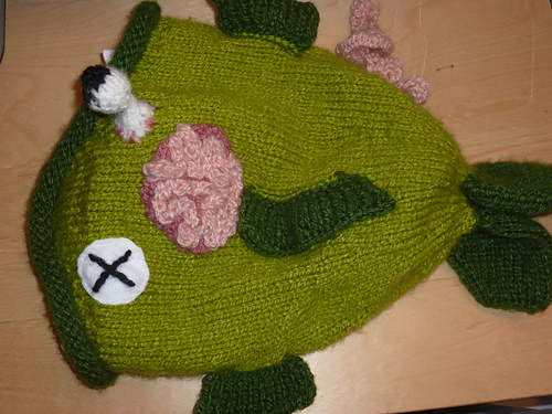 Zombie Piranha Fish Hat and Cowl photo 1