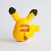 Chibi Pikachu from Pokemon Amigurumi pattern