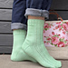 Pea shoot socks pattern