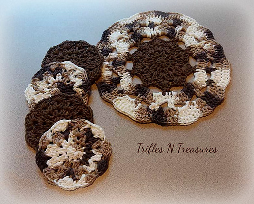 Cotton Placemat & Coasters Set photo 1