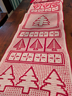 Mosaic Yuletide Trees  