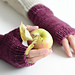 Bookish Fingerless Mitts pattern 