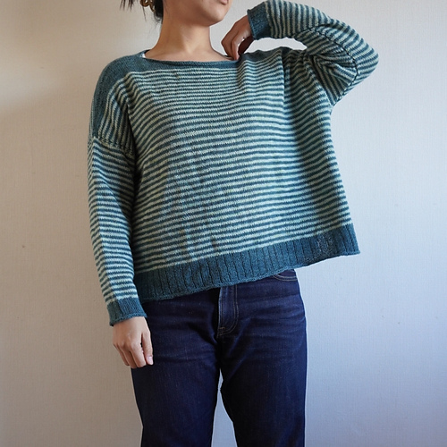【正規品】bibiy B. TURTLE KNIT ブルー UNISEX》ピグメントZIPニット（ニット/セーター）｜PBLIM
