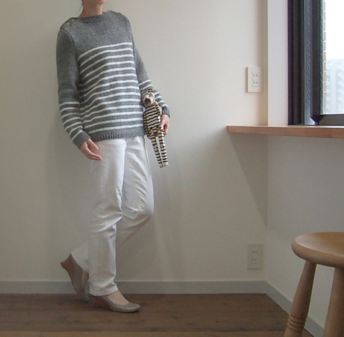 p.14 Striped Sweater しましまセーター 다른 모습 2