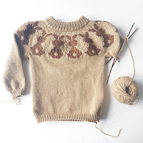 Barnas kaningenser / Junior's Bunny Sweater - Tonje Haugli