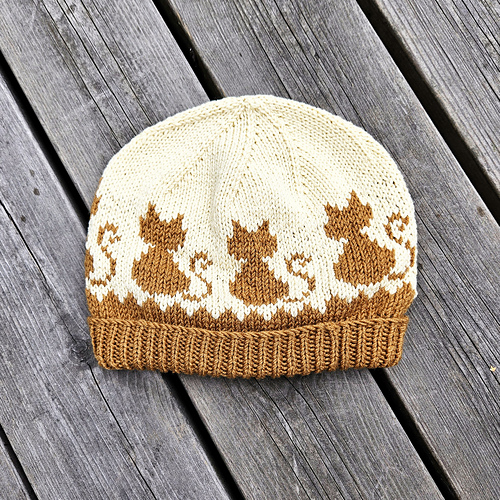 帽子 andwang Fluffy cat knit hat Fluffy cat knit hat