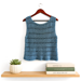 Crossed Trebles Tank Top pattern 
