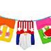 Summer Mini Flags pattern 