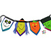 Halloween Mini Flags pattern 