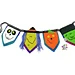 Halloween Mini Flags pattern 