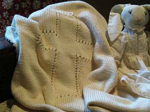 Ravelry: Lenten Rose Christening Blanket pattern by Suzanne Stewart