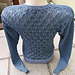 Blusa azul em Neoné pattern 