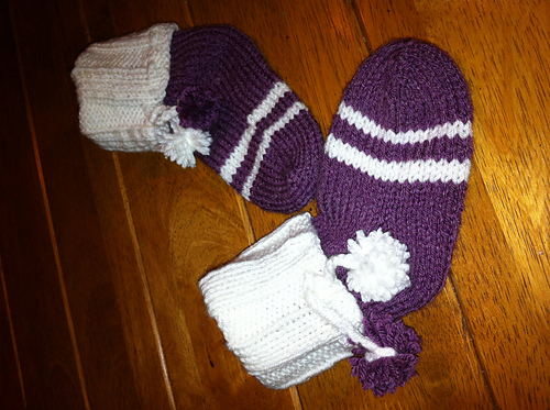 Chaussettes chouette pour fillette photo 2