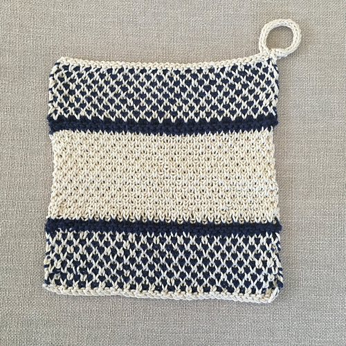 Ravelry French Farmhouse Washcloth pattern by Sharyn Armstrong