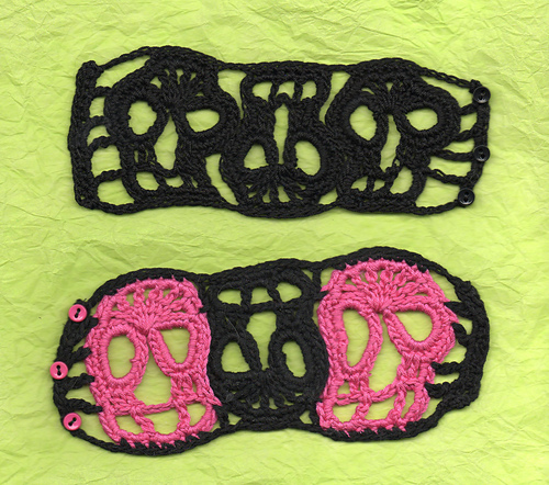 Trio Day of the Dead Sugar Skull Bracelet photo 6