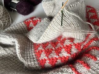 italian bind off the neckline