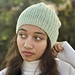 Sage Ribbed Easy Beanie pattern 