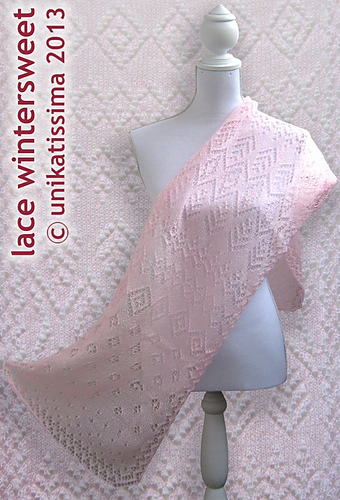 shawl (rose) - Tuch (rosafarben)