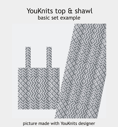 YouKnits lace example top with shawl photo 1