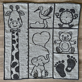70x70cm, 430g Woolly Hugs Merino Silk Socks