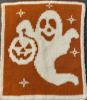 Halloween Bonus Muster im Oktober 
Gestrickt von Brigitte Mittel 