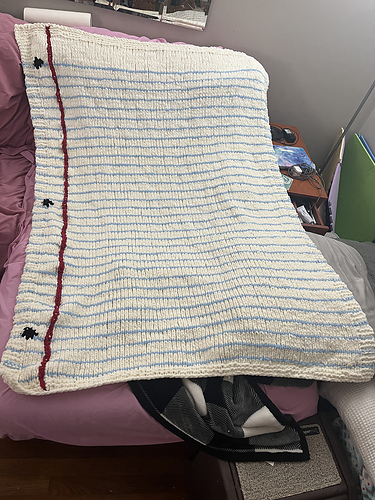 Ravelry: Paper Blanket pattern by Adrienne Tang
