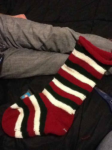 Christmas Stocking with Stripes photo 4