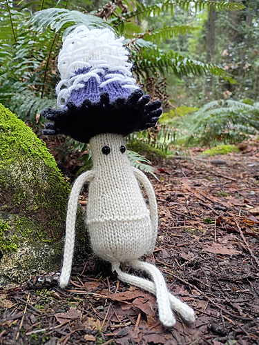 Shaggy Mane Mushroom Doll