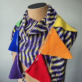 Equally Unique shawl
