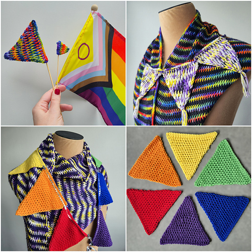 Bursting With Pride bunting/flag