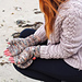 Beach Pebble Mitts pattern 