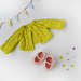 Cardigan+Booties for 11-13"/28-33 cm Waldorf Doll pattern 